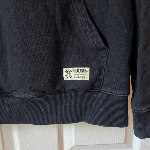 Deus ex Machina Mable Hoodie Black size 6/XS - Picture 3 of 6